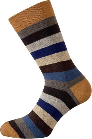 Set of 4 Pairs of Men's Mid-Calf Socks, Soft and Stylish - Made in Italy One Size in Saudi Arabia