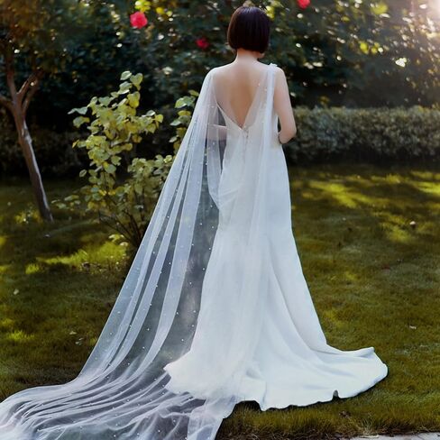 قبعات الزفاف شال لف تتغاضى عن اللؤلؤ فستان الزفاف جاكيتات الدانتيل فلابر بوليرو التستر in Kuwait