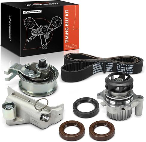 A-Premium Engine Timing Belt Kit with Water Pump Compatible with Volkswagen Jetta Beetle 2000-2005, Passat 2000-2001, Golf 2000-2006 & Audi A4/A4 Quattro 2001-2001, TT/TT Quattro 2000-2006 - 1.8L in Saudi Arabia