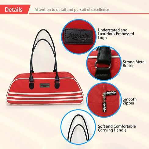 Fashion Gym Bag for Women, Small Weekend Sports Equipment Bag with Red Long Strap,Lady's Summer Travel Tote Bag for Personal Belongings in Saudi Arabia