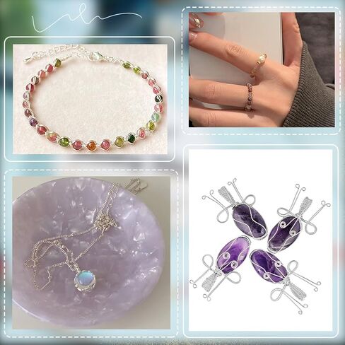 Beebeecraft 28 سلك نحاسي 925 سلك مجوهرات مطلي بالفضة الاسترلينية 164 قدم سلك خرز دائري مقاوم للتلطيخ لمستلزمات صناعة المجوهرات والحرف اليدوية in Saudi Arabia
