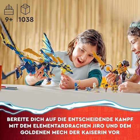 ليغو® NINJAGO®‎ التنين الأساسي ضد آلي الإمبراطورة 71796 مجموعة لعبة بناء (1038 قطعة) in Saudi Arabia