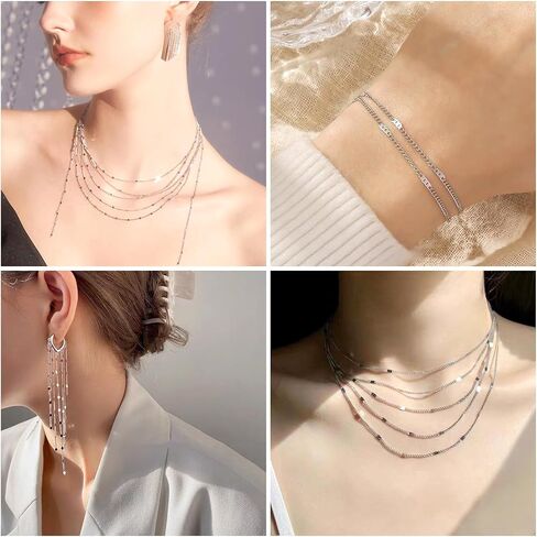 Beadthoven 16.4Ft 2.5mm Stainless Steel Paperclip Chains for Jewelry Making Real 18K Gold Plated Textured Cable Chains Flat Oval Jewelry Chains with Lobster Clasps Jump Rings for DIY Necklace Bracelet in Saudi Arabia