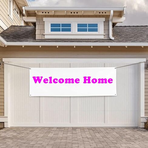 Large Blank Banner Sign, Oxford Cloth White Banner with Hanging Rope for Wall Sign, DIY Painting Writing Banner Flag Indoor Outdoor Display, Anniversary Birthday Party Decoration DIY Banner for Business Office Easy to Hang (180x90cm / 71x35in) in Saudi Arabia
