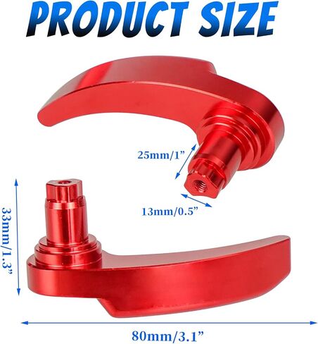 Motorcycle Saddlebag Latch Kit Saddle Bag Lifter Compatible with Harley Davidson Touring Street Glide, Electra Glide, Road King, Ultra Limited 2014-2021 Red in Kuwait