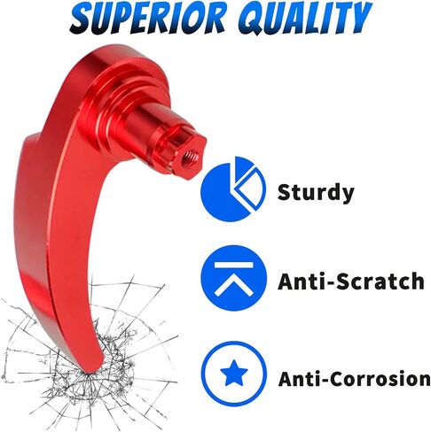 Motorcycle Saddlebag Latch Kit Saddle Bag Lifter Compatible with Harley Davidson Touring Street Glide, Electra Glide, Road King, Ultra Limited 2014-2021 Red in Kuwait