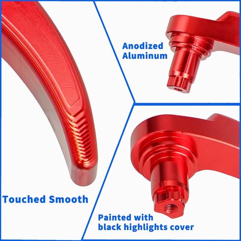 Motorcycle Saddlebag Latch Kit Saddle Bag Lifter Compatible with Harley Davidson Touring Street Glide, Electra Glide, Road King, Ultra Limited 2014-2021 Red in Kuwait