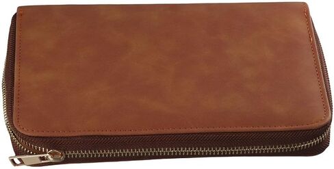 dohobby A6 Leather Budget Binder Cash Envelopes, Money Saving Cash Notebook with Zipper 6 Rings Refillable Money Wallet in Saudi Arabia