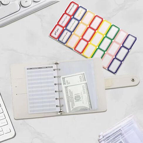 114 pcs Budget Stickers for Cash Envelopes, Rose Pink Budget Binder Labels, Money Saving Stickers for Planners in Saudi Arabia