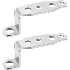 2pcs Rearview Mirror Spotlight Extension Bracket Spotlight Mount Bracket Rearview Mirror Light Extension Holder for Motorcycles Dirt Bikes Scooters, Black