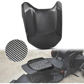 SAUTVS Carbon Fiber Pattern Mono Seat Cowl for Can-Am Ryker, Carbon Fiber Pattern Mono Seat Cowl Kit for Can Am Ryker 600 900 Sport & Rally Edition All Models Accessories (1PC, Replace #219400948)