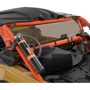 StarknightMT X3 Rear Windshield, X3 Back Window Windscreen Compatible with 2017-2024 Can Am Maverick X3& X3 Max (Except for XMR Models) Heavy Duty Tinted