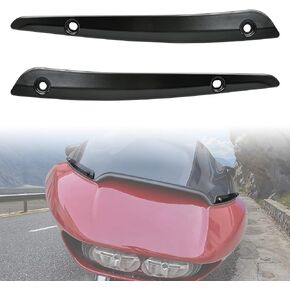 Motorcycle Windshield Side Trim for Harley Road Glide, Motorcycle Split Front Windscreen Side Trim for Harley Road Glide Ultra FLTRU FLTRX Special FLTRXS 2015-2022 Accessories ( 2PCS )