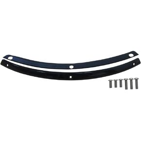 FATECIM Batwing Windshield Windscreen Trim with Rubber Gasket for Harley Touring Electra Street Tri Glide Ultra Limited 1996-2013 Gloss Black