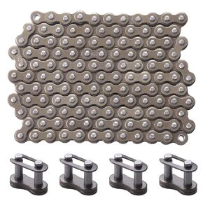 CNCMOTOK 25 Roller Chain 132 Link，#25 Heavy Duty 132 Link Drive Chain fit for Razor MX500 Electric Drive Chain MX650 Dirt Bike Razor SX500 MiniMoto XRF500