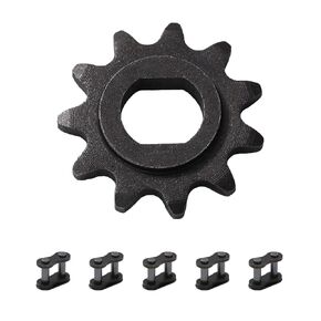 Upgraded 25H Chain 13T Teeth Motor Sprocket Master Link Replacement for Razor MX500 MX650 SX500 Mcgrath Dirt Rocket Bike RSF650 MY1020 Motor Kids Electric Scooter Mini Bike Go Kart Cart Parts