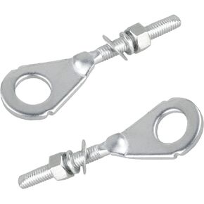 NTHREEAUTO Motorcycle Chain Adjuster Tensioner Metal Chain Axle Adjusters Compatible with Honda CT70 XR70R CRF50F C70 CRF100F CRF70F CRF80F XR75 XR80 XR100 (80MM）