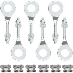 YOXUFA 15mm Mini Bike Chain Adjuster Tensioner for Predator 212cc 196cc 6.5hp Coleman CT200U BT200X Baja Warrior MB200 Motovox MBX10 Massimo Monster Moto MMB80 CRF50 XR50 50-125cc Pit Dirt Bike Parts