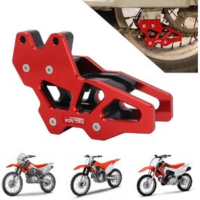Motorcycle Chain Guide Guard Protector CNC for CRF150F 2003-2009 2012-2017 CRF230F 2003-2017 2019 CRF250F 2019-2023 Dirt Pit Bike Red