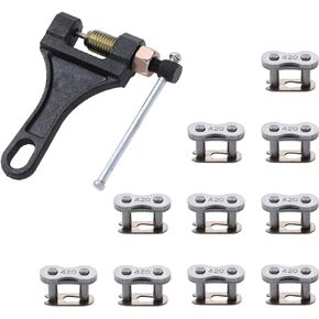 420 Chain Master Connect Link Breaker for Coleman CT200U BT200X Baja 196 212cc Mini Bike Go Kart TaoTao Coolster Ice Bear Suzuki SSR TTR CRF 50 70 90 110 125cc Pit Dirt Bike 4 Wheeler ATV Parts