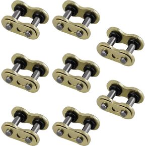 LOCOPOW 520 Chain Master Link O Ring Connecting Link Heavy Duty for Motorcycle Dirt Bike ATV Quad 8 Pack