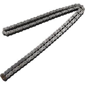 Motoforti 428 Motorcycle Chain 130 Link Non O-Ring with Connecting Master Link for Motorcycle ATV Dirt Bike