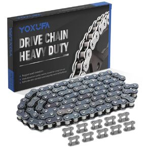 YOXUFA 428 Drive Chain 102 Links for 50cc 70cc 90cc 110cc 125cc 150cc CRF50 XR50 TTR225 Grom TaoTao DB17 DB27 Coolster Apollo Blazer Sunl Vitacci Pit Dirt Bike 4 Wheeler ATV Quad Go Kart Motorcycle