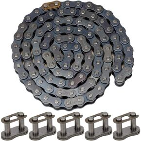 HIAORS 428 Drive Chain 102 Link with 5pcs Connecting Master Link for 50cc 70cc 90cc 110cc 125cc Honda XR50 CRF50 Yamaha TTR 225 Kawasaki Suzuki NST Motorcycle Dirt Pit Bike ATV Quad Go Kart 4 Wheeler