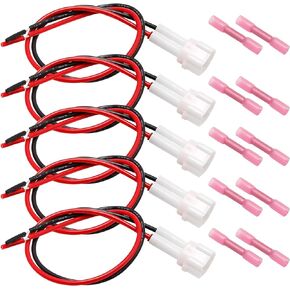 B4J-H25B0-V0-00 Accessory Power Lead Kit Replacement for Yamaha Wolverine RMAX and 850 X2 X4 RMAX2 RMAX4, Pack of 5