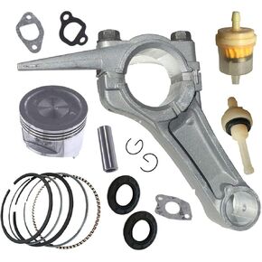 Connecting Rod Piston Ring Gasket Kit for Honda GX160 GX200 168F 5.5HP 6.5HP Replace 13200-ZE1-010 Engine