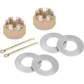Front Axle Nuts Washer Kit for Polaris RZR 1000 900 570 Turbo RS1 Ranger 1000 900 Diesel General 1000 Sportsman 300 400 ACE 570 900 OEM# 7555796 7547337