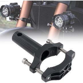 Windance Front Fork Lamp Mount Pole Brackets,Headlight Fog Light Mounting Holder,Extension Tube Clamp for Motorcycle (20-55mm)