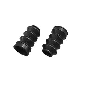 Motorcycle 39MM Harley Rubber Fork Boots "Gators" "Gaiters" Covers - Fits Harley Narrow Glide Sportster 1991-Up FXD 1988-UP XL - Chopper Bobber Cafe Racer Triumph