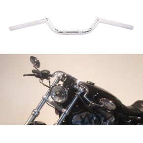AnXin Motorcycle 7/8" Handlebar Cafe Racer Ace Clubman Style Handlebars 22MM Universal For Bobber Custom Application Black