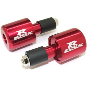 [GT-Speed] متوافق/بديل لأطراف شريط CNC الفضية بشعار GSXR، سوزوكي GSXR 600/750/1000/1100 (اقرأ وصف المنتج لمواصفات الطراز والسنة)