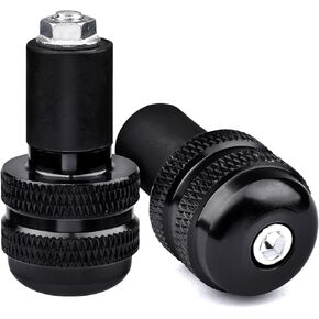 Dannisly Motorcycle Bar End Plugs Universal 7/8" Anti Vibration Handlebar End Grips Universal Fit for Most Motorbike