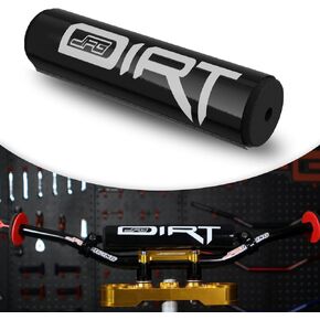 JFG RACING Dirt Bike Handlebar Pad 7.87'' Motorcycle Cross Bar Round Pad Kit For Most Pit Dirt Bike ATV Motocross BLACK