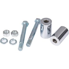 2'' Rise Handlebar Risers Extension For Harley Davidson 1-1/4'' Handlebars Chrome Motorcycle Spacers