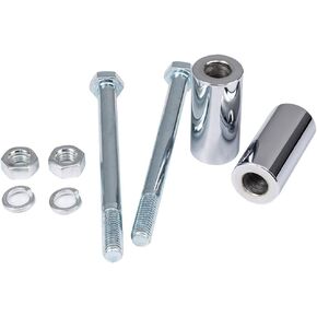 2'' Rise Handlebar Risers Extension For Harley Davidson 1'' Handlebars Black Motorcycle Spacers