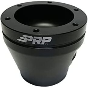 PRP Seats UTV Steering Wheel Hub built for Polaris, Can-Am, Arctic Cat & Textron. Compatible with Quick Release & 6-Point Bolt Steering Wheels - Black (1 Hub)