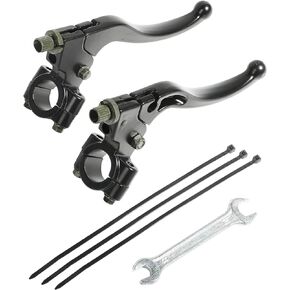 Clutch Lever,Bike Brake Levers,Car Accessories 7/8" 22mm Left and Right Universal Clutch Brake Handle Levers Perch,Compatible with CRF50 XR50 Dirt Bike Motor Motocross Motorcycle