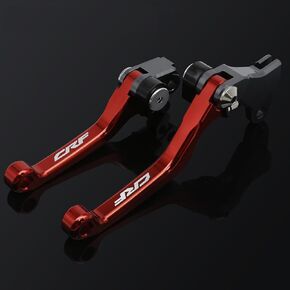 Dirt Bike Clutch Brake Pivot Levers for CRF125F CRF 125 F 125F 2014 2015 2016 2017 2018 Foldable CNC Red