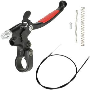 YOXUFA Motorized Bike Clutch Lever Handle Cable Spring Kit for 49cc 50cc 66cc 80cc 100cc 2 Stroke Engine Gas Motorized Bike Motorcycle Bicycle Parts