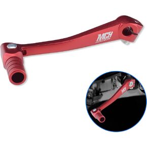 MCHMFG Folding Gear Shifter Shift Lever CNC Aluminum Gear Shifter Shift Lever for XR50 XR80 CRF50 CRF70 50cc-125cc Pit Dirt Bike Motorcycle (Black)
