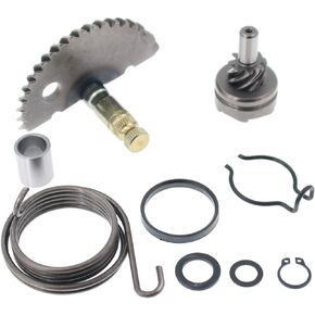 Glixal GY6 49cc 50cc 80cc 100cc Kick Start Gear Shaft with Idle Gear Sets for 139QMB 139QMA Chinese Scooter Moped ATV Go Kart Engine