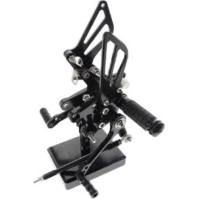 Sunrivery Motorcycle Rearsets Footpegs For GSXR750 GSX-R600 1996-2005,SV650/SV650S SV1000/S 1998-2014,GSXR1000 2000-2004