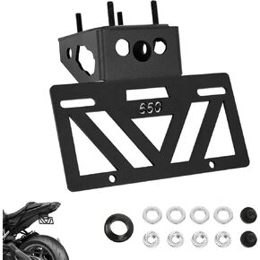 INKUDRI 2023 Ninja 650 Fender Eliminator 2022 Z650 Ninja 650 Tail Tidy Ninja 650 License Plate Bracket Mount Z650 License Plate Bracket Holder Ninja 650 Z650 EX650 2017 2018 2019 2020 2021 2022 2023