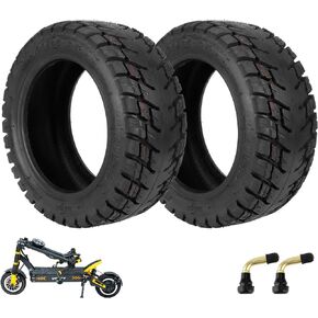 100/65-6.5 Off-Road Vacuum Tire for VSETT 11+ Zero 11X Dualtron for 11 Inch Electric Scooter Tubeless Wider and Thicker Tires Non-Slip Spare Wheels for Scooter