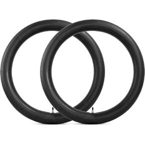 Heavy Duty 2.75/3.00-21" Thick Butyl Inner Tube, 90/90-21 Motorcycle Tube with TR4 Straight Valve Stem, 80/90-21, 80/100-21, 90/100-21 Tire Tube Fits Motorcycle with 21'' Tires Pack of 2