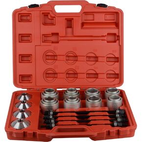 Professional Pull Press Sleeve Kit 28 pcs Remove Bushes Bushing Bearings Seals
